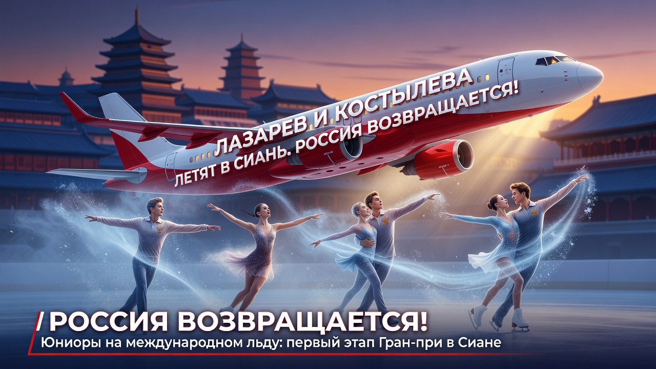 Лазарев и Костылева летят в Сиань. Россия возвращается!